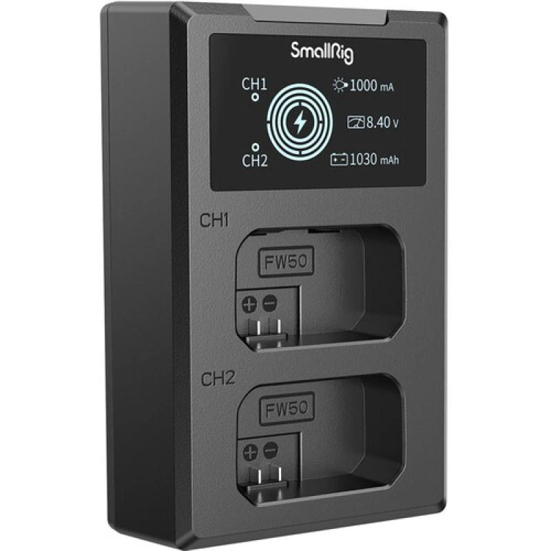 Carregador Smallrig Duplo FW50 USB 4081