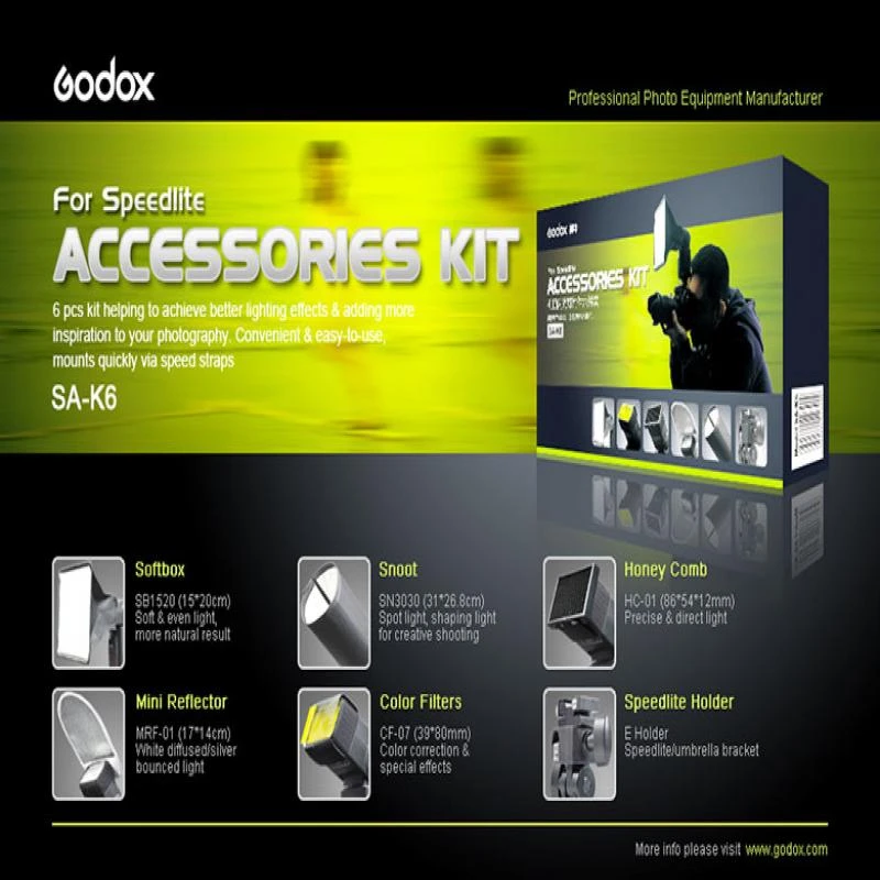 KIT GODOX P/FLASH SA-K6