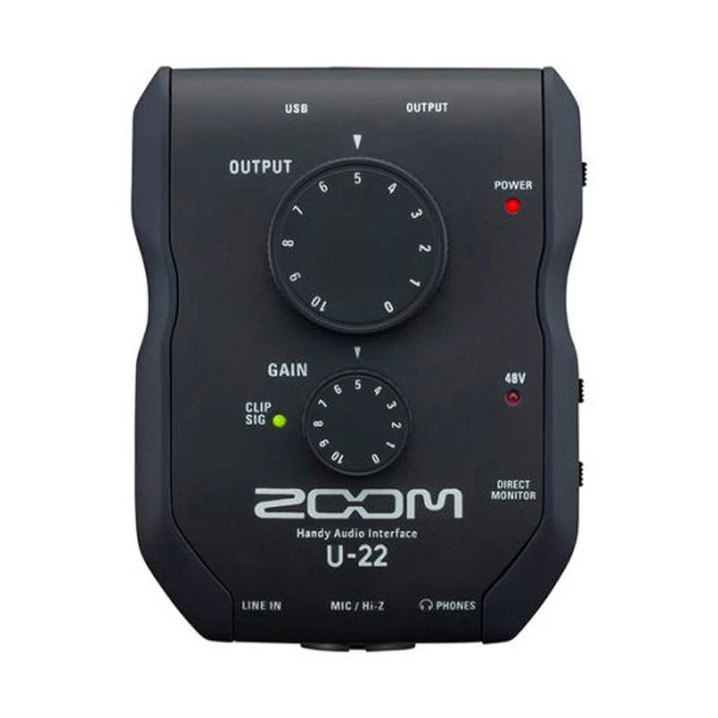 Interface de Áudio Zoom U-22