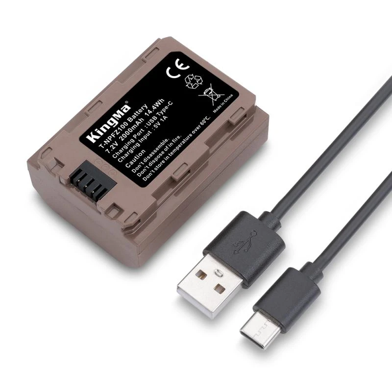 Bateria Kingma NP-FZ100 USB-C 2000mAh
