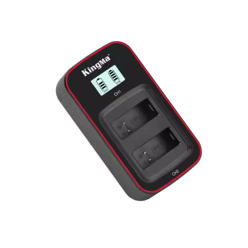 Carregador Duplo Kingma LCD USB P/Gopro 9-12